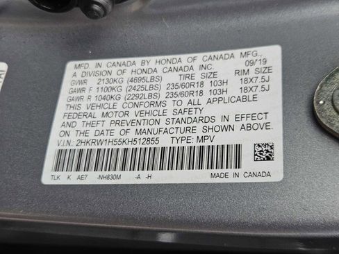 Used 2019 Honda CR-V EX image 31