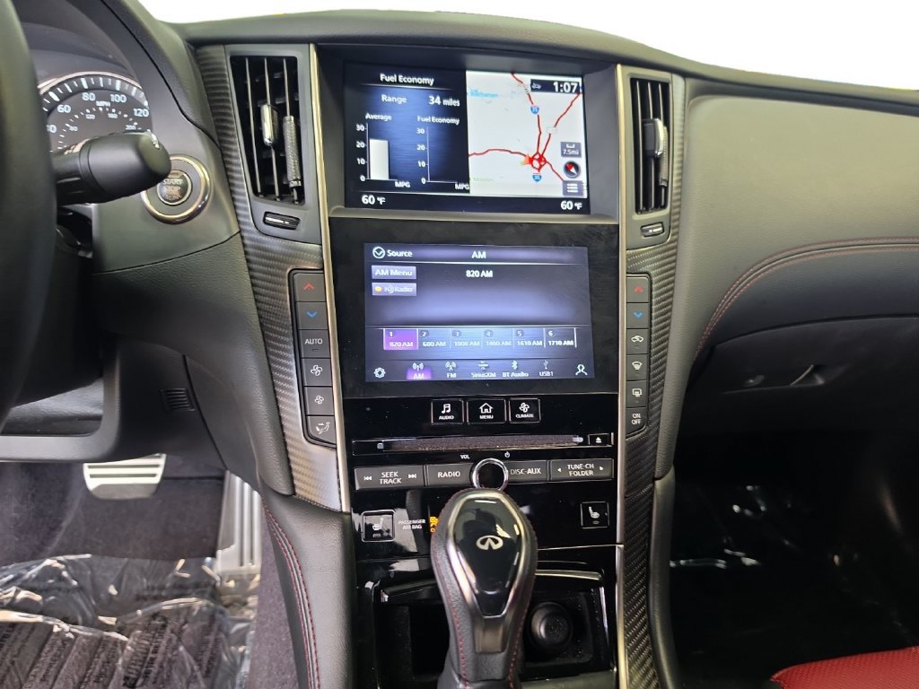 Used 2021 INFINITI Q60 Red Sport 400 w/ Carbon Fiber Package RWD image 11