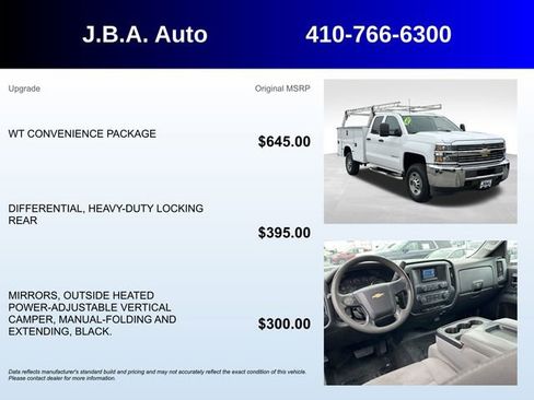 Used 2015 Chevrolet Silverado 2500 W/T w/ WT Convenience Package image 5