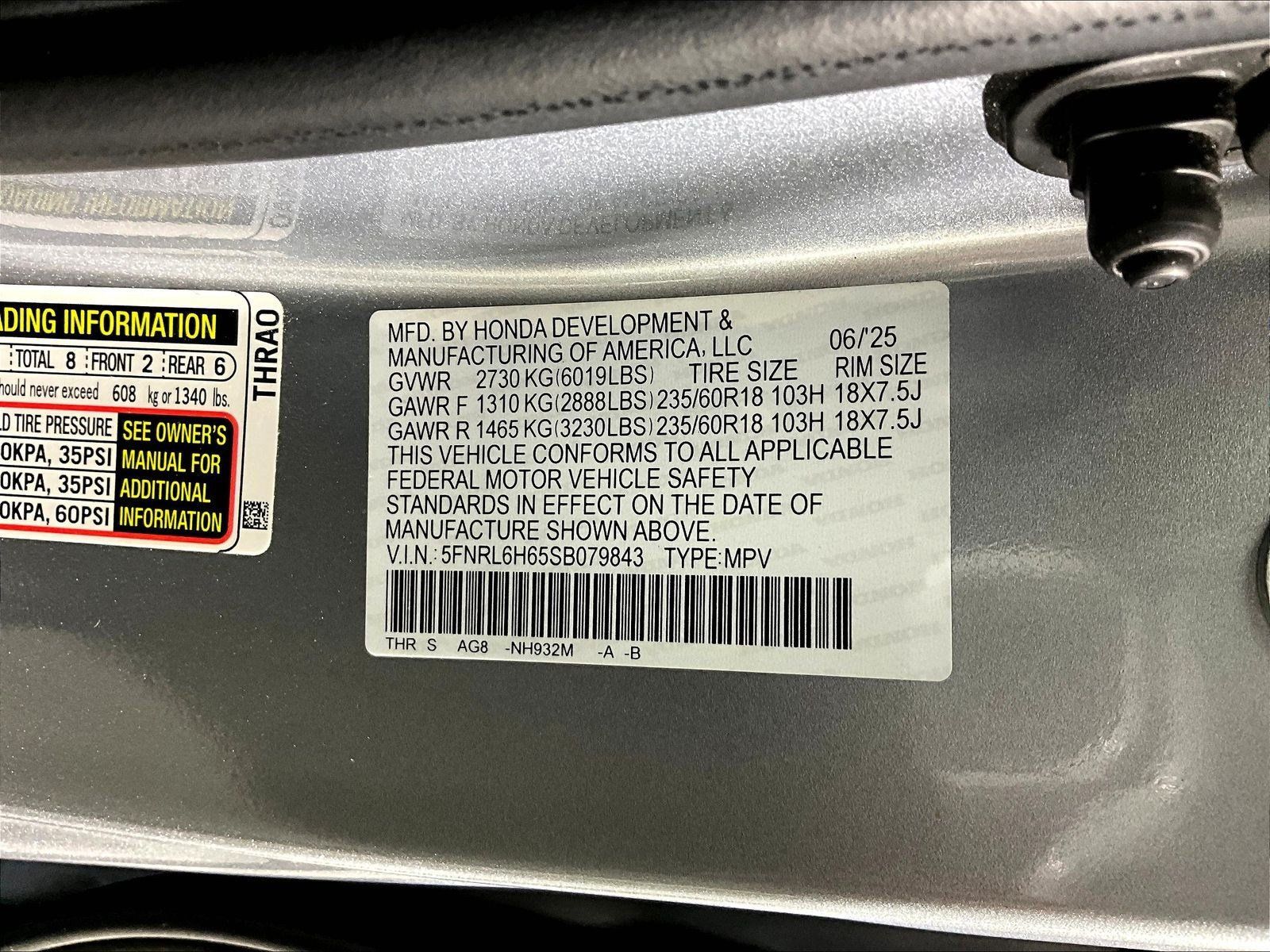 Used 2025 Honda Odyssey EX-L image 19