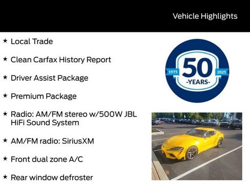 Used 2022 Toyota Supra Premium w/ Driver Assist Package RWD image 3