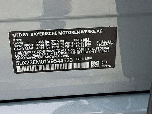 New 2027 BMW X7 xDrive40i w/ Executive Package AWD/4WD image 48
