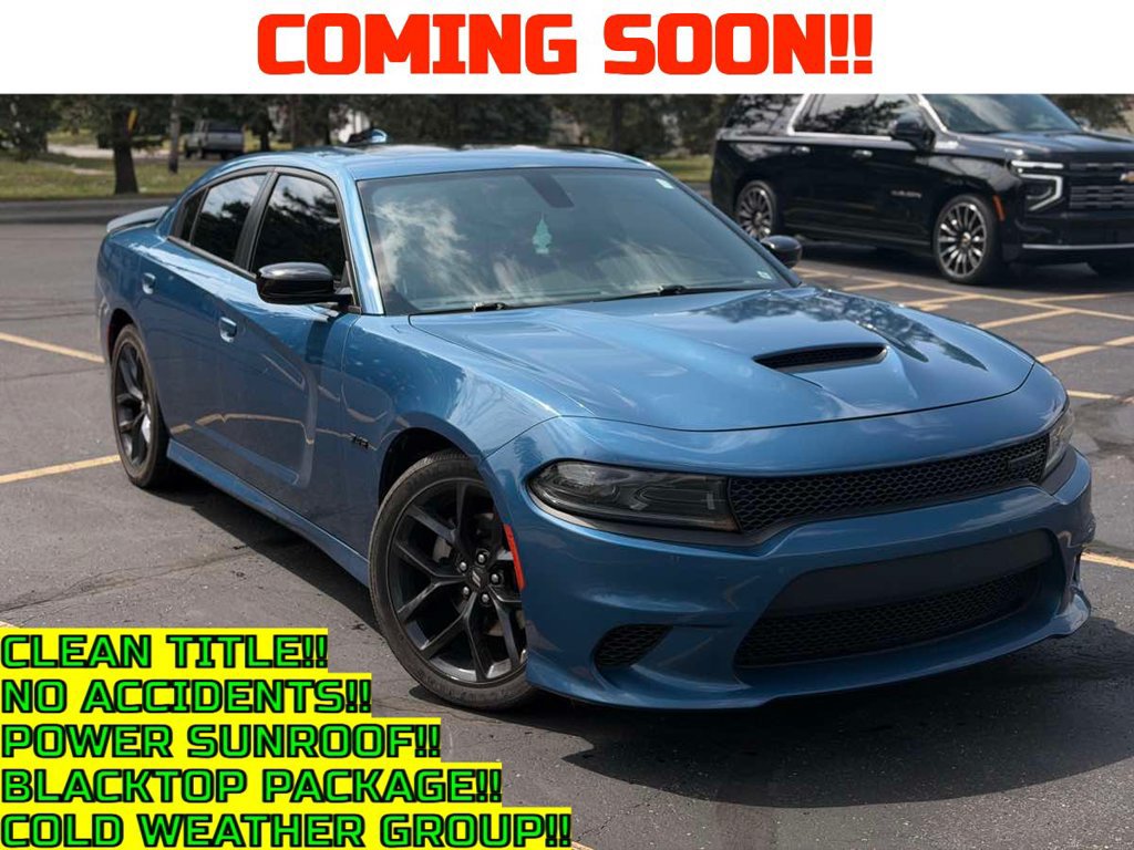 Used 2023 Dodge Charger R/T w/ Blacktop Package RWD image 1