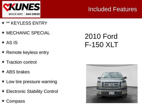 Used 2010 Ford F150 XLT AWD/4WD image 2