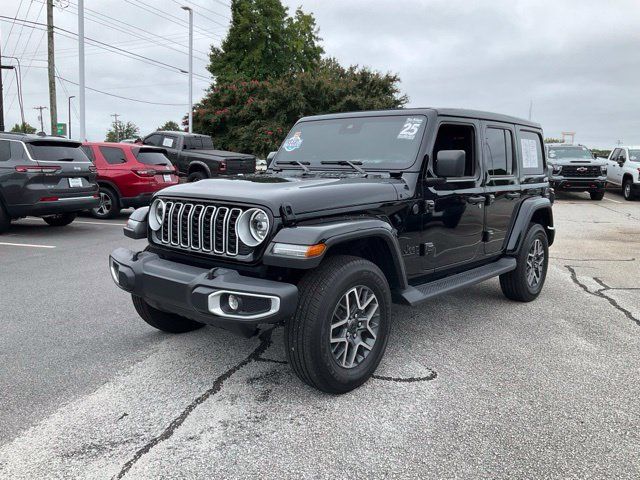 Used 2025 Jeep Wrangler Unlimited Sahara w/ Safety Group AWD/4WD image 1
