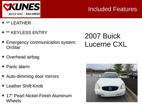 Used 2007 Buick Lucerne CXL FWD image 2