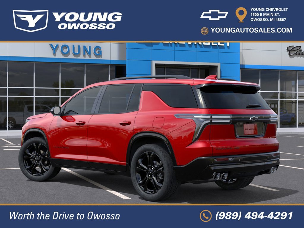 New 2027 Chevrolet Traverse RS w/ LPO, Floor Liner Package AWD/4WD image 3