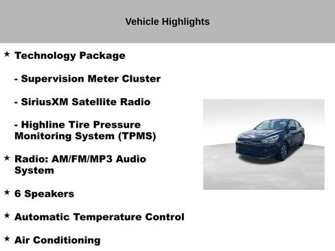 Certified 2023 Kia Rio S w/ Technology Package image 28
