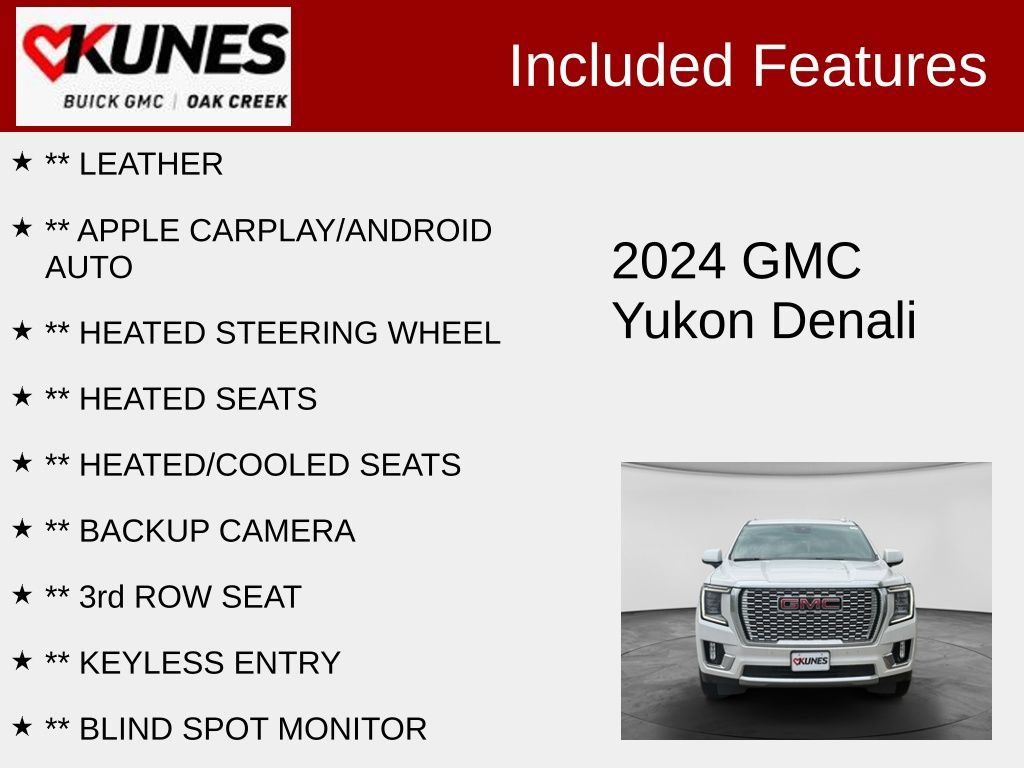 Used 2024 GMC Yukon Denali AWD/4WD image 2