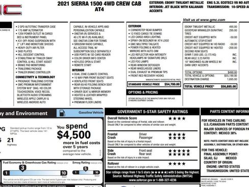 Used 2021 GMC Sierra 1500 AT4 image 14