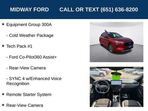 Used 2024 Ford Escape ST-Line w/ Tech Pack #1 AWD/4WD image 13