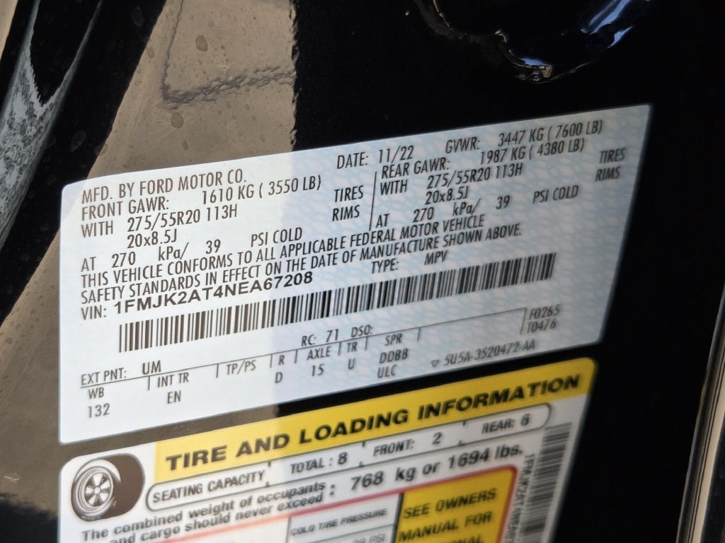 Used 2022 Ford Expedition Max Limited AWD/4WD image 32