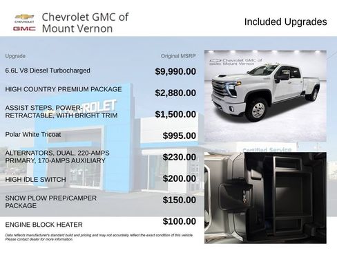 New 2026 Chevrolet Silverado 3500 High Country w/ High Country Premium Package AWD/4WD image 6