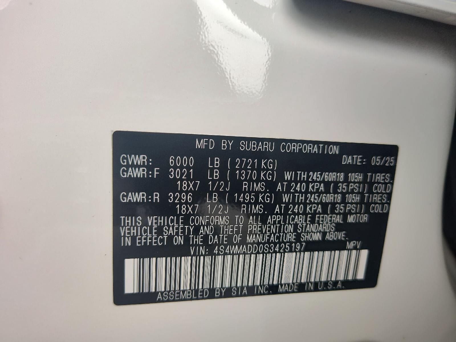 Used 2025 Subaru Ascent Premium AWD/4WD image 19