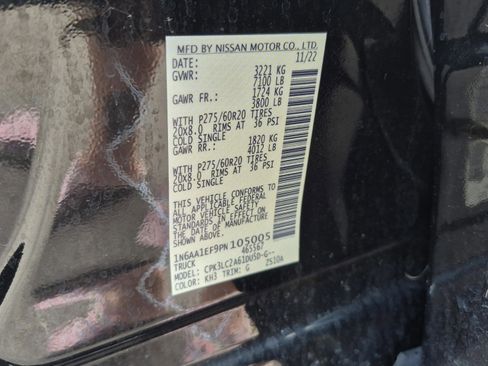 Certified 2023 Nissan Titan SV w/ SV Convenience Package RWD image 33