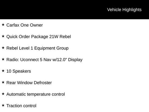 Used 2025 RAM 1500 Rebel w/ Rebel Level 1 Equipment Group image 19