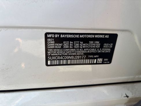 Used 2022 BMW X5 sDrive40i w/ M Sport Package RWD image 12