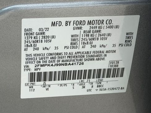 Used 2022 Ford Edge SEL AWD/4WD image 21