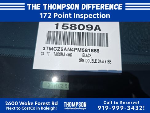 Used 2023 Toyota Tacoma SR5 w/ Technology Package AWD/4WD image 33