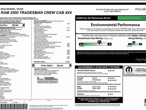 Used 2022 RAM 2500 Tradesman image 56