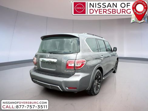 Used 2019 Nissan Armada Platinum w/ Captain's Chairs Package RWD image 3