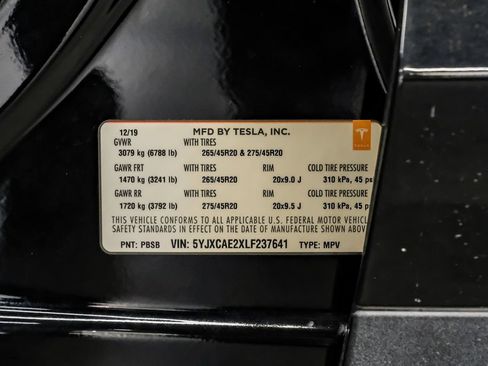 Used 2020 Tesla Model X Long Range AWD/4WD image 70
