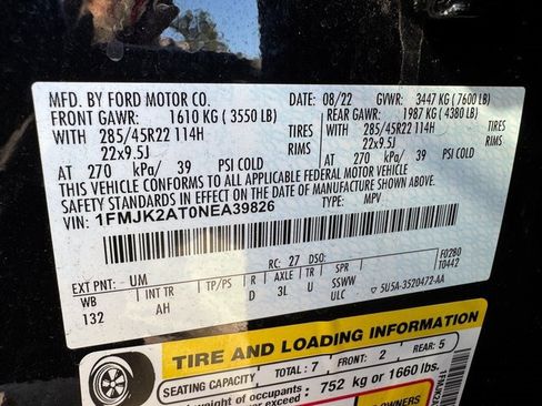 Certified 2022 Ford Expedition Max Limited image 34