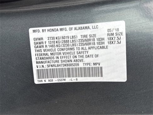 Used 2019 Honda Odyssey EX-L image 36