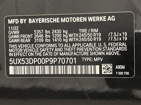Certified 2023 BMW X3 xDrive30i w/ M Sport Package image 25