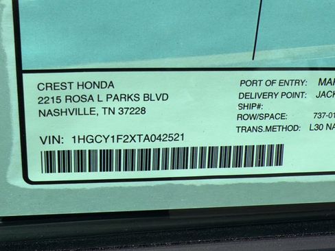 New 2026 Honda Accord LX image 17