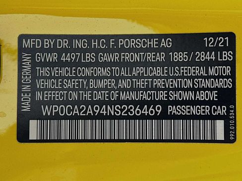 Certified 2022 Porsche 911 Carrera 4 AWD/4WD image 30