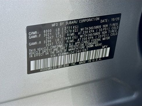 New 2026 Subaru Ascent Bronze Edition image 35