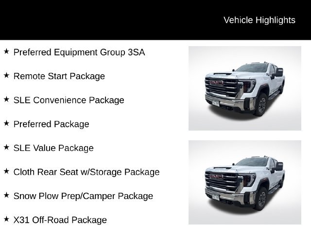 Used 2025 GMC Sierra 2500 SLE w/ SLE Value Package; AWD/4WD image 8