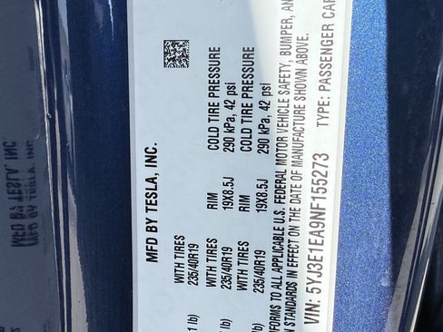 Used 2022 Tesla Model 3 Standard Range RWD image 21