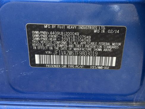 Used 2015 Subaru WRX STI Launch Edition AWD/4WD image 15