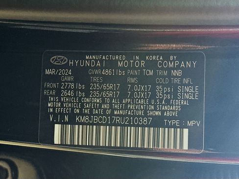 Used 2024 Hyundai Tucson Blue AWD/4WD image 30