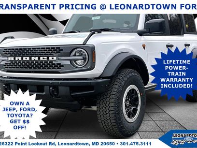 New 2025 Ford Bronco Badlands w/ Sasquatch Package