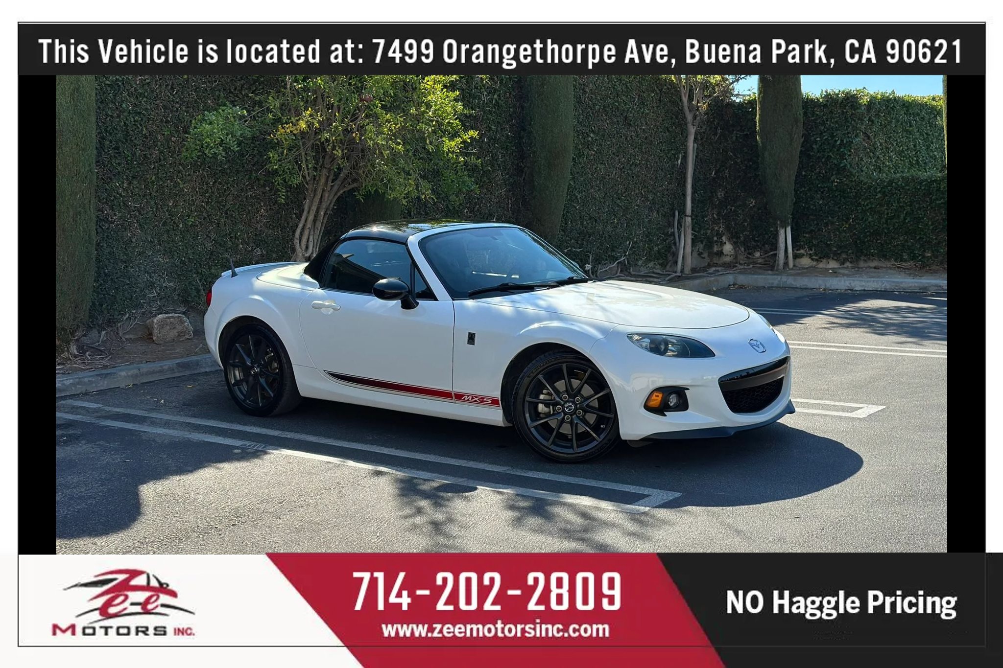 Used 2013 MAZDA MX-5 Miata Club RWD image 2