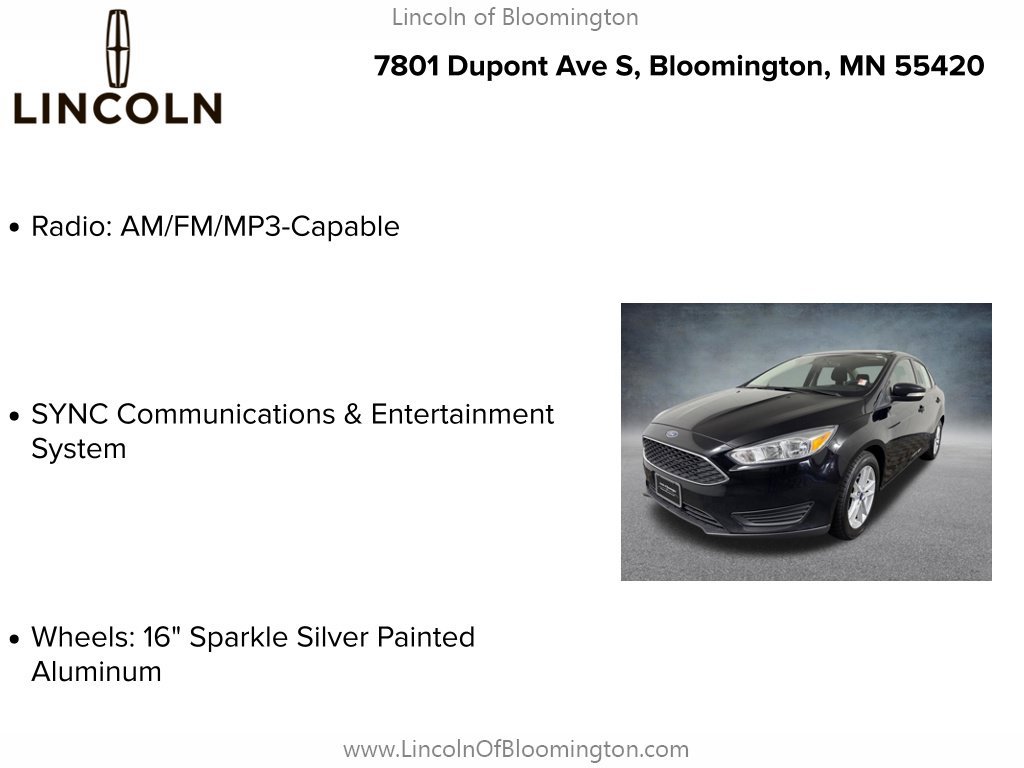 Used 2018 Ford Focus SE w/ Cold Weather Package FWD image 5