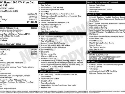Used 2023 GMC Sierra 1500 AT4 w/ AT4 Preferred Package AWD/4WD image 6