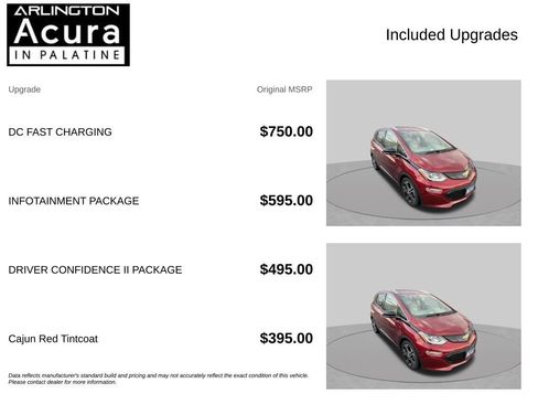 Used 2020 Chevrolet Bolt Premier w/ Infotainment Package FWD image 4
