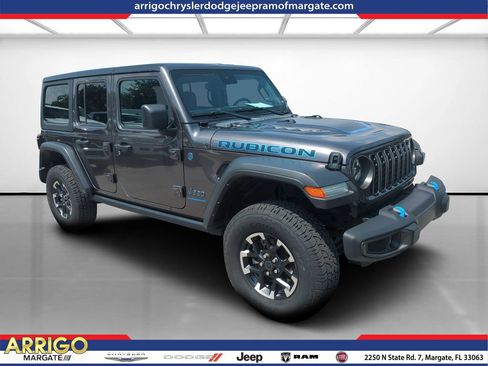 Used 2024 Jeep Wrangler Unlimited Rubicon 4xe AWD/4WD image 1