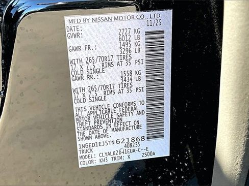 New 2026 Nissan Frontier Pro-X image 8