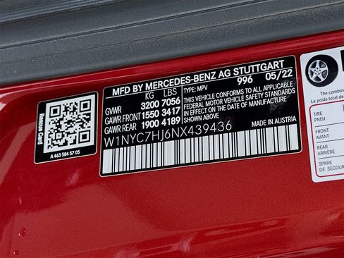 Certified 2022 Mercedes-Benz G 63 AMG 4MATIC image 35