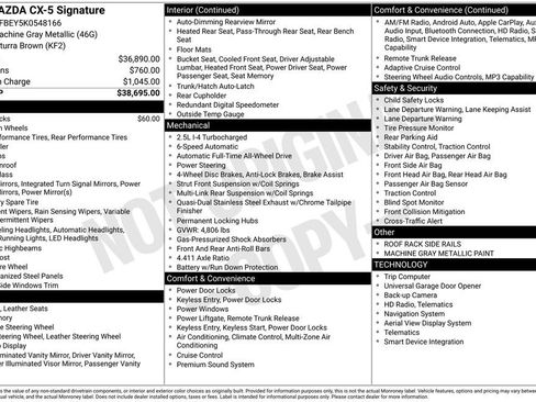 Used 2019 MAZDA CX-5 Signature image 6