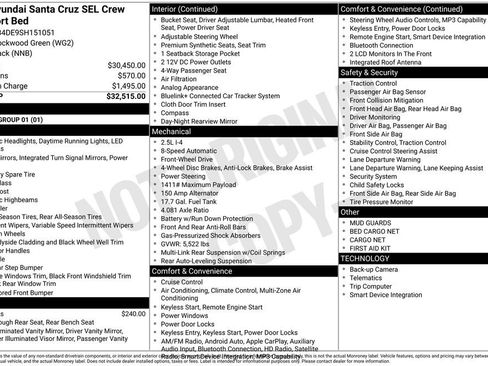 New 2025 Hyundai Santa Cruz SEL image 6