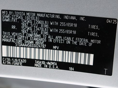 Used 2025 Toyota Grand Highlander FWD image 44