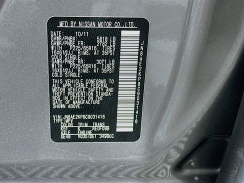 Used 2012 Nissan Quest S w/ Value Cargo Pkg FWD image 12