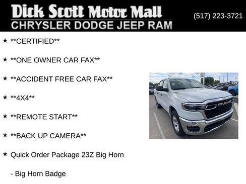 Used 2025 RAM 1500 Big Horn AWD/4WD image 4