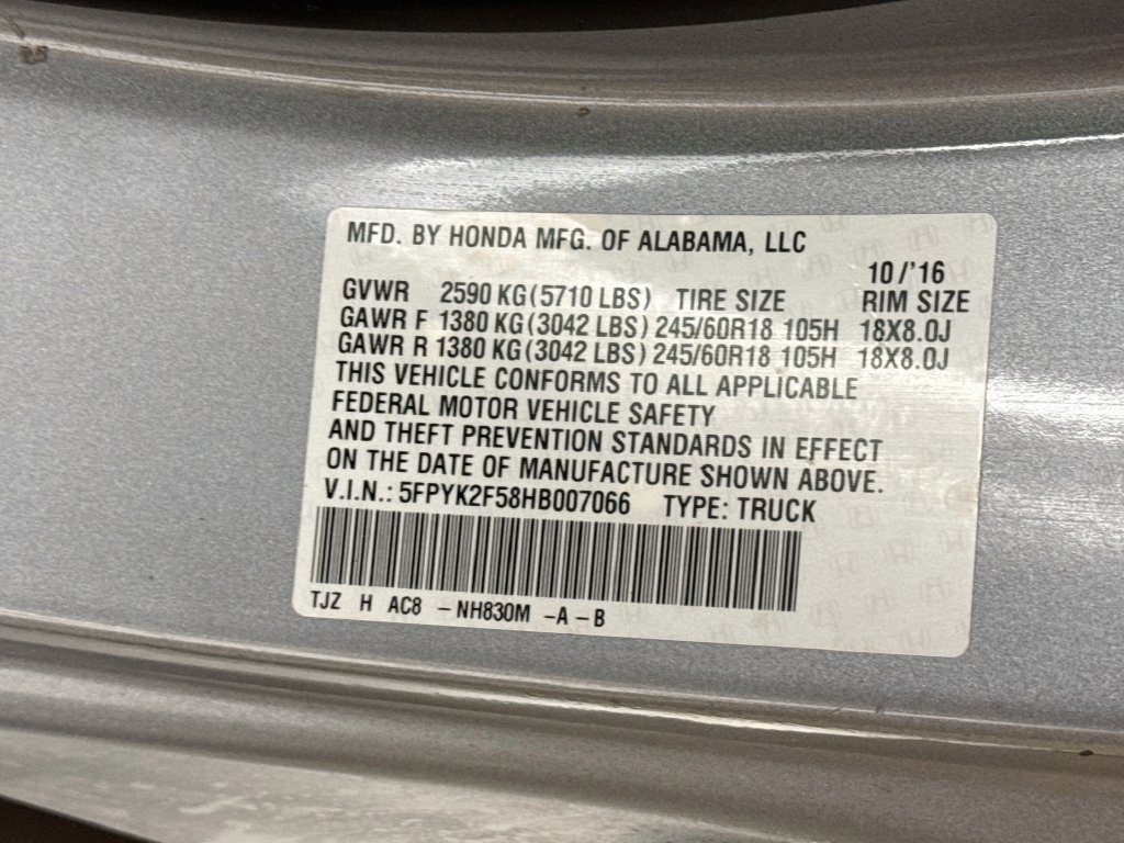 Used 2017 Honda Ridgeline RTL image 39